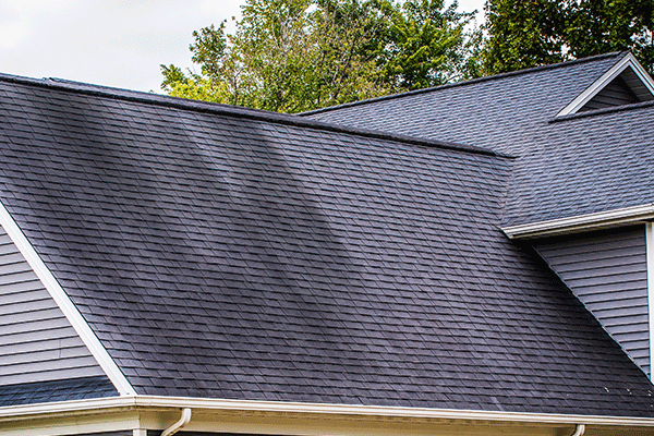 Before and after roof treatment