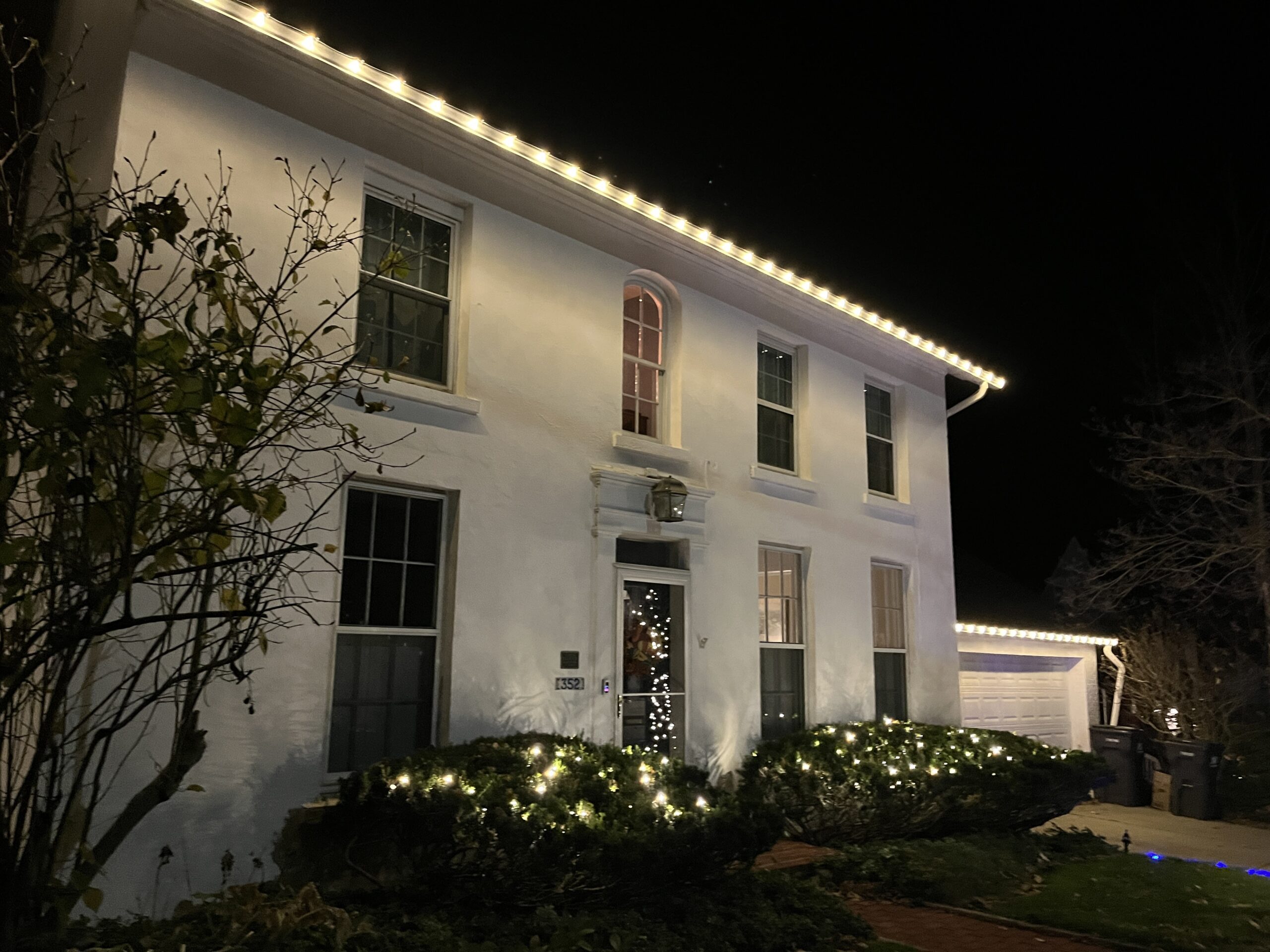 House decorated with Light